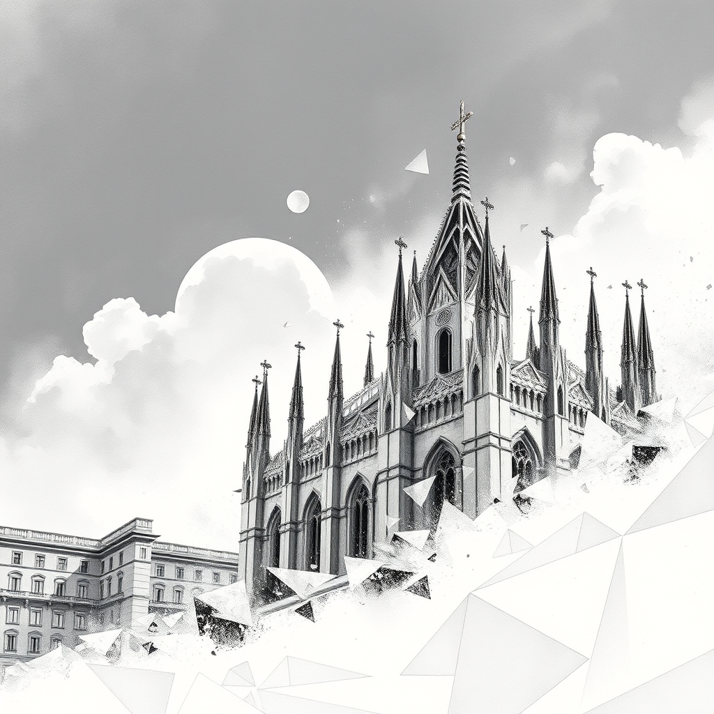 Milan Duomo and Galleria at golden hour